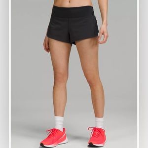 Speed Up Low-Rise Lined Short 2.5" Black